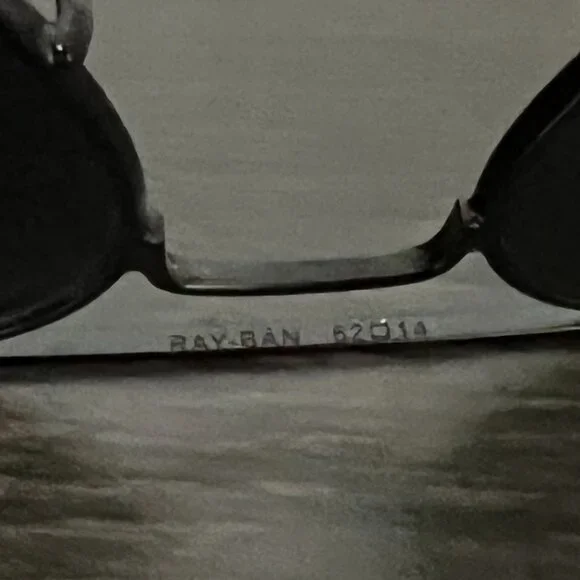 Ray Ban Aviator Black Large Metal Frame - Picture 6 of 7